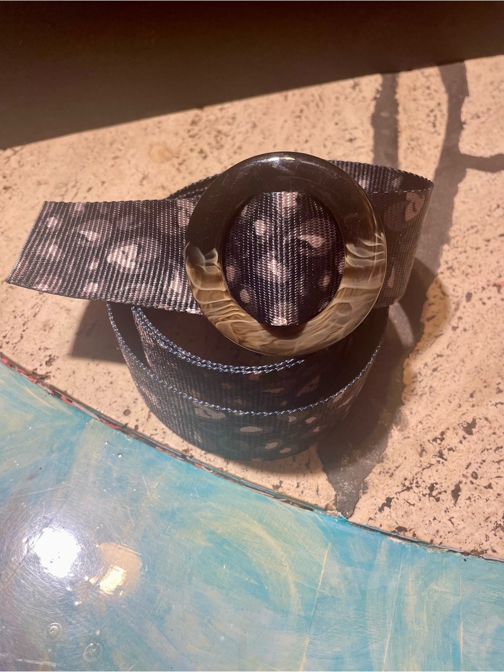 Women’s Outdoors Belt with Tortoiseshell Buckle adjustable